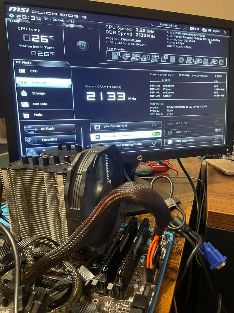 MSI BIOS — platforma testowa do weryfikacji pamięci RAM